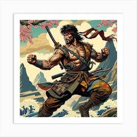 Samurai Warrior Art Print