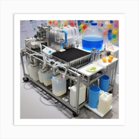 Machine For Making Milk Art Print