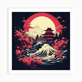 Japanese Landscape Art Print