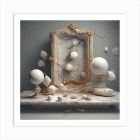 Marble Sculpture 4 Art Print