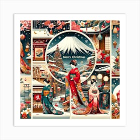 Christmas in Japan Culture 1 Art Print