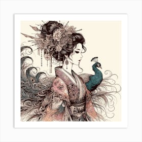 Japaneses women(3) Art Print