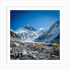 Everest Base Camp Art Print