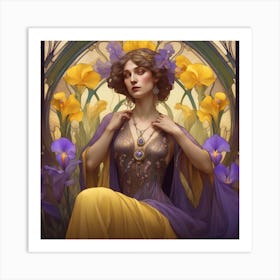 Iris in the Spring Art Print