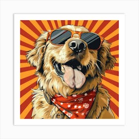 Golden Retriever 2 Art Print