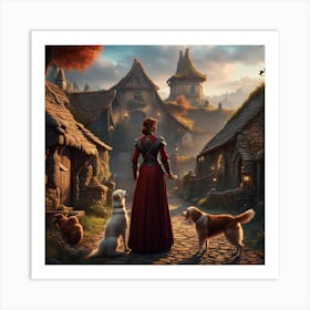 Walt Disney'S Beauty And The Beast Art Print