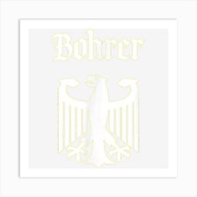 Bohrer German Surname Family Last Name Deutschland Art Print