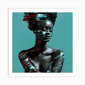 Portrait Of An African Woman Art Print