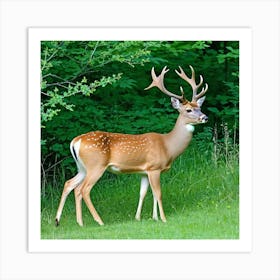 Mule Deer Art Print