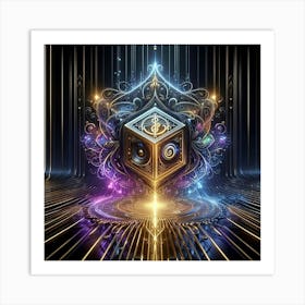 Ethereal Cube 1 Art Print