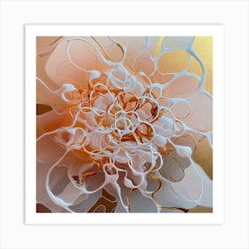 Abstract Flower 1 Art Print