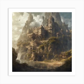 Fantasy Castle 28 Art Print