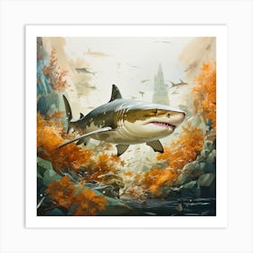 Tiger Shark Art Print