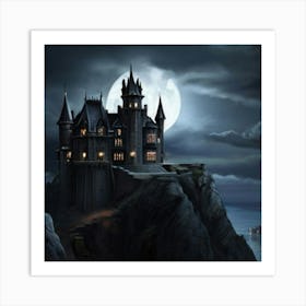 Harry Potter Castle 2 Art Print