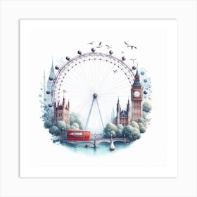 London Eye 1 Art Print