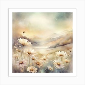 Daisies Art Print