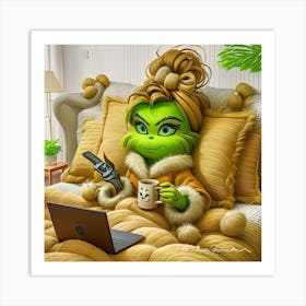 Grinch Art Print