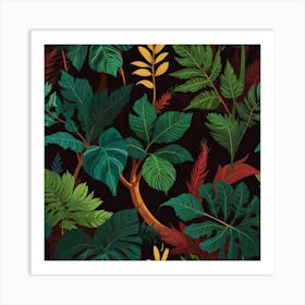 Default Create Unique Design Of Plant Art 3 Art Print