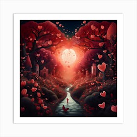 Surreal Love Garden By Csaba Fikker 11 Art Print