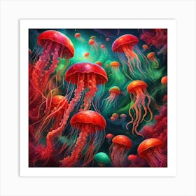 Jellyfish 1 Art Print