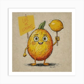 Life Me Lemons Art Print