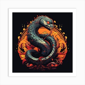 Snake Tattoo Art Print