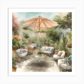 Garden In Bloom Art Print