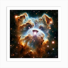 Dog Nebula Art Print