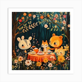 Tea Party Art Print