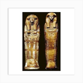 Egyptian Sarcophagi Art Print