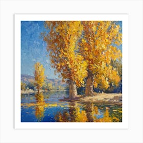 Autumn Trees 1 Art Print