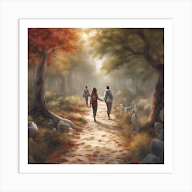 Walk In The Woods Art Print