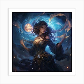 Elven Woman Art Print