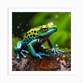 Colorful Frog Art Print