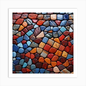 Mosaic Tile Background 5 Art Print