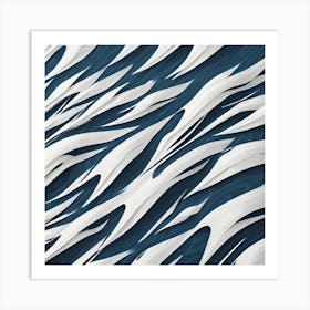 Abstract Wave Pattern 4 Art Print