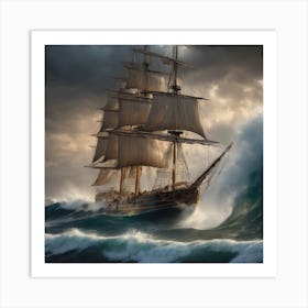 Stormy Seas Art Print