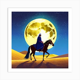 King Of The Desert Art Print