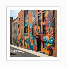 City Canvas. Art Print