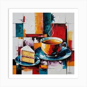 Tea And Cake Art Print