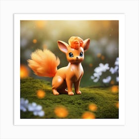 Pokemon Eevee 16 Art Print