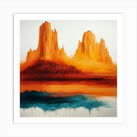 Utah art Art Print