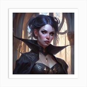 Lady Dracula Art Print