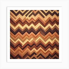 Abstract Chevron Pattern 3 Art Print