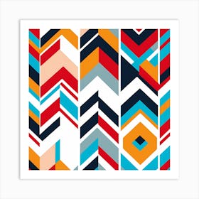 Chevron Pattern Art Art Print