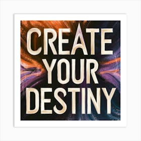 Create Your Destiny 1 Art Print