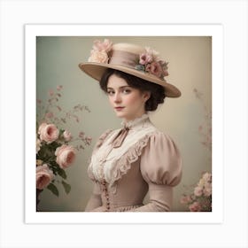 Victorian Woman 2 Art Print
