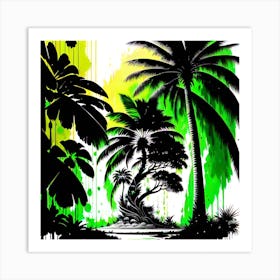 Tropical Jungle 1 Art Print