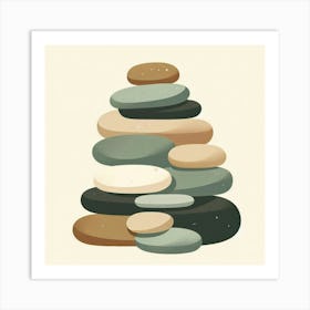 Pebbles 3 Art Print