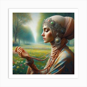 Muslim Woman Art Print